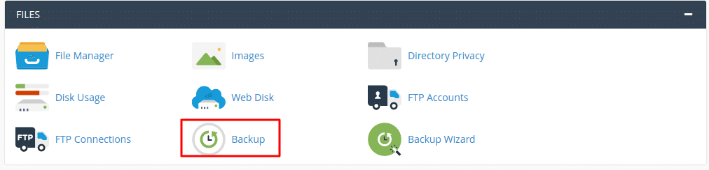 Backup your website contets in cPanel