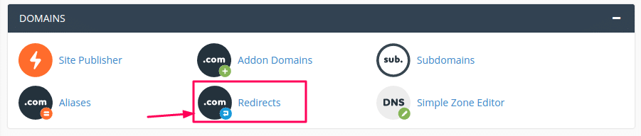 redirect domain