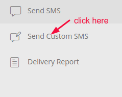sent Custom SMS