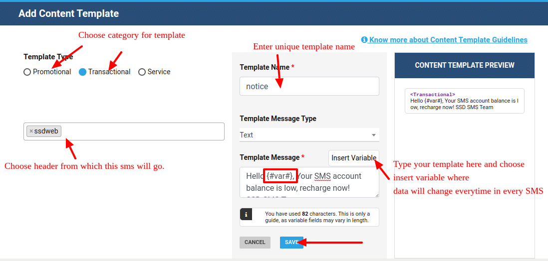 BSNL DLT Template Registration Process 2 bsnl dlt template registration